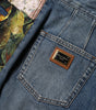Dolce & Gabbana Blue AMBER Patchwork High Waist Denim Jeans