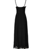 Dolce & Gabbana Black Floral Lace Lingerie Dress Sleepwear
