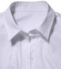 Chemise à manches longues et col en coton blanc Dolce & Gabbana