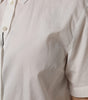 Chemise à col et manches courtes en coton blanc Dolce & Gabbana