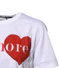 Dolce & Gabbana White Cotton Graphic Print Crew Neck T-shirt