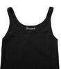 Dolce & Gabbana Black Cotton Sleeveless Round Neck Tank Top