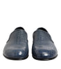 Mocassins à enfiler en cuir exotique bleu Dolce &amp; Gabbana pour hommes