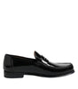 Dolce & Gabbana Black Leather Slip On Loafers Dress Shoes