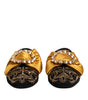 Dolce & Gabbana Multicolor Embellished Flat Sandals Shoes