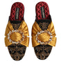 Dolce & Gabbana Multicolor Embellished Flat Sandals Shoes