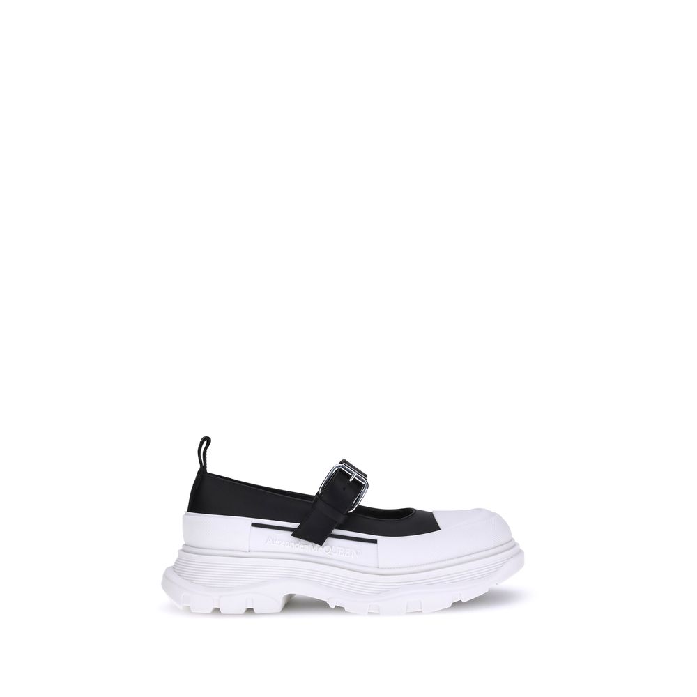 Baskets en cuir et caoutchouc Alexander McQueen