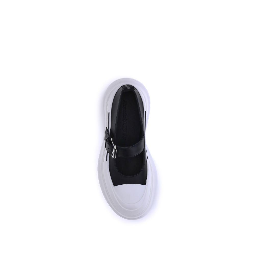 Baskets en cuir et caoutchouc Alexander McQueen
