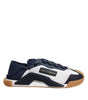 Dolce & Gabbana White Blue Lace Up Low Top NS1 Sneakers Shoes