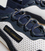Dolce & Gabbana White Blue Lace Up Low Top NS1 Sneakers Shoes