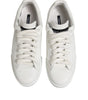 Dolce & Gabbana White Logo Lace Up Low Top Men Sneakers Shoes