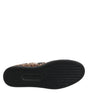 Dolce & Gabbana Brown Leopard Logo Print Cotton Sneakers Shoes