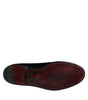Dolce & Gabbana Black Velvet Slip On Loafers Formal Shoes