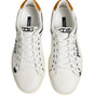 Dolce & Gabbana White Leather MILANO Low Top Sneakers Shoes