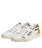 Dolce & Gabbana White Leather MILANO Low Top Sneakers Shoes