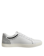 Baskets basses Dolce &amp; Gabbana en cuir blanc Milano