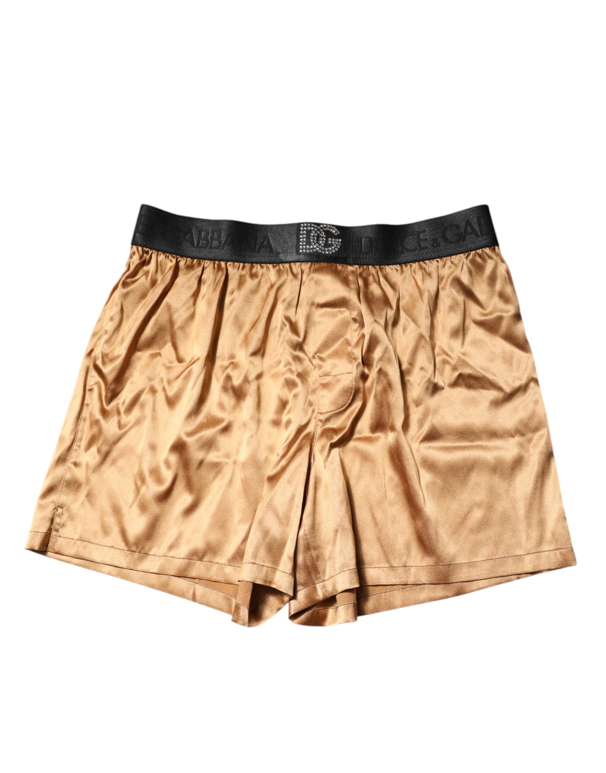 Ensemble de sous-vêtements Dolce & Gabbana beige pour homme avec masque pour les yeux et boxer