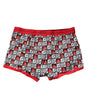 Boxer classique en coton rouge Dolce &amp; Gabbana avec logo imprimé