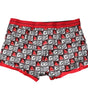 Boxer classique en coton rouge Dolce &amp; Gabbana avec logo imprimé
