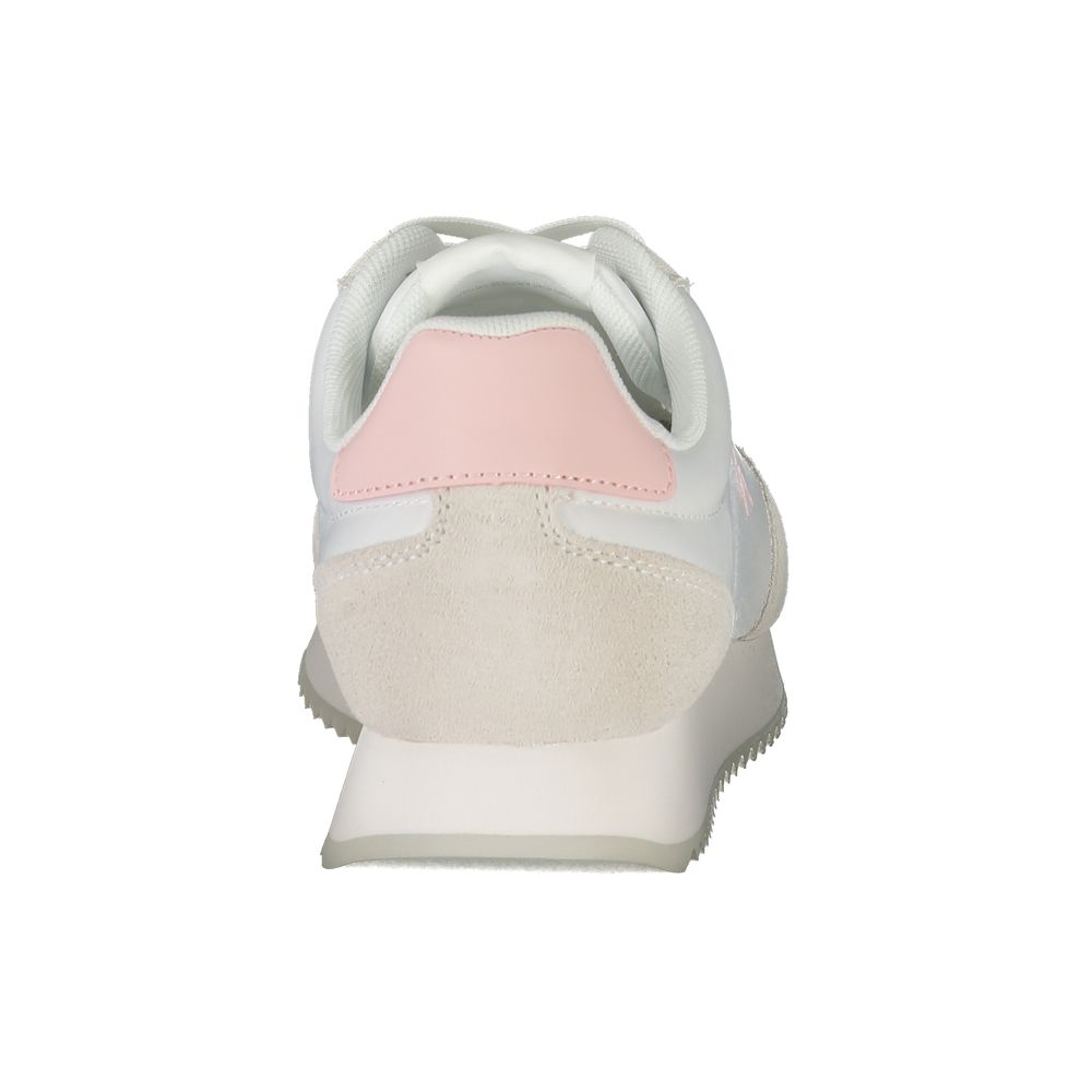 Baskets Calvin Klein en cuir blanc pour femme