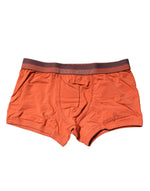 Boxer en coton orange Dolce &amp; Gabbana