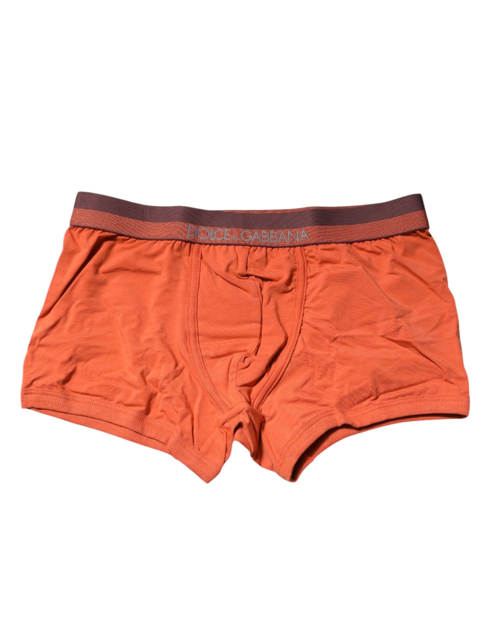 Boxer en coton orange Dolce &amp; Gabbana