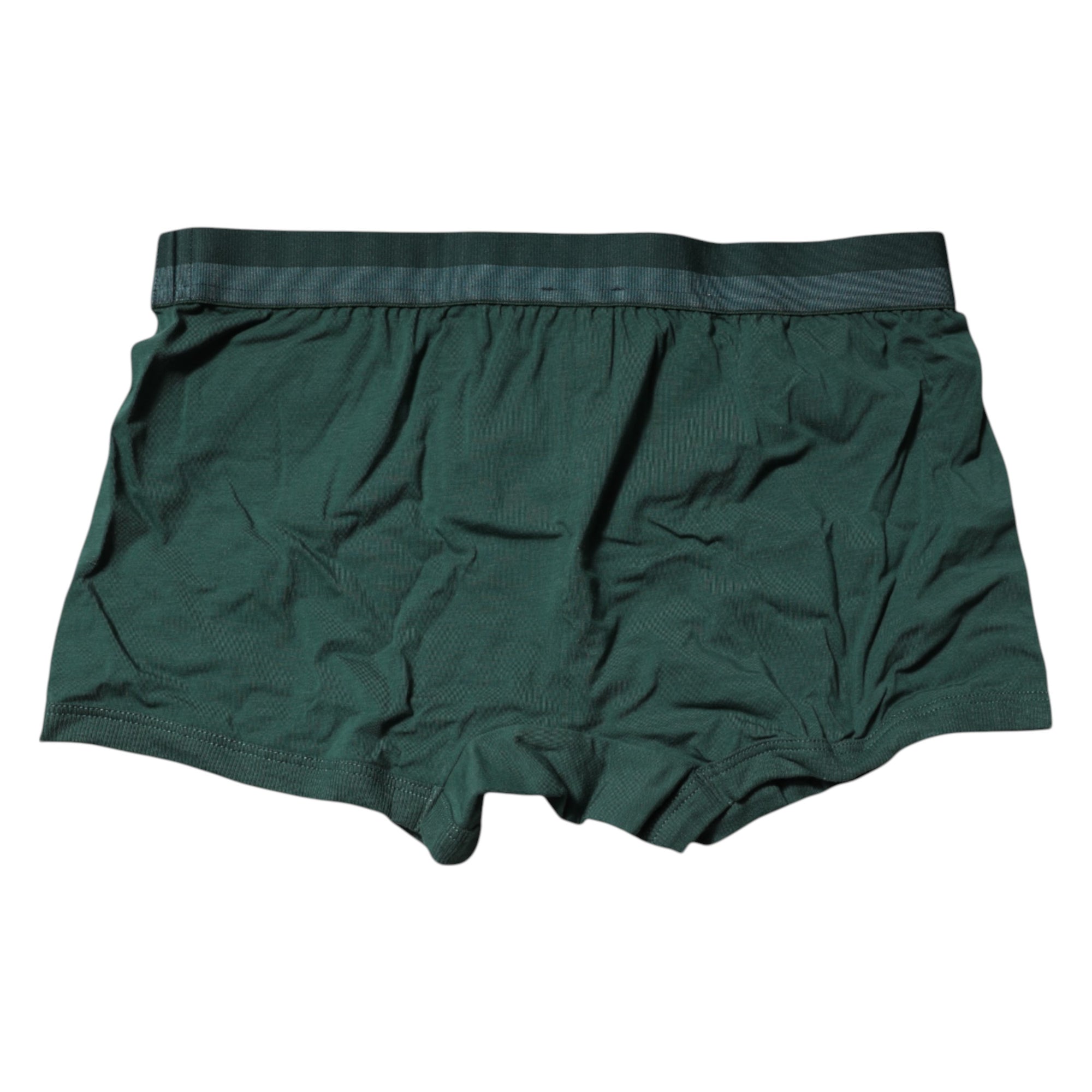 Boxer classique en coton vert Dolce &amp; Gabbana pour homme