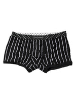 Boxer classique à rayures noires et blanches Dolce &amp; Gabbana