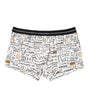 Boxer classique en coton imprimé blanc Dolce &amp; Gabbana