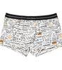 Boxer classique en coton imprimé blanc Dolce &amp; Gabbana