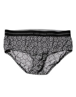 Sous-vêtement régulier Dolce &amp; Gabbana à motifs noirs et blancs