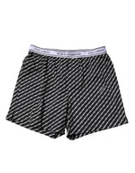 Boxer Dolce &amp; Gabbana en coton noir et blanc pour homme