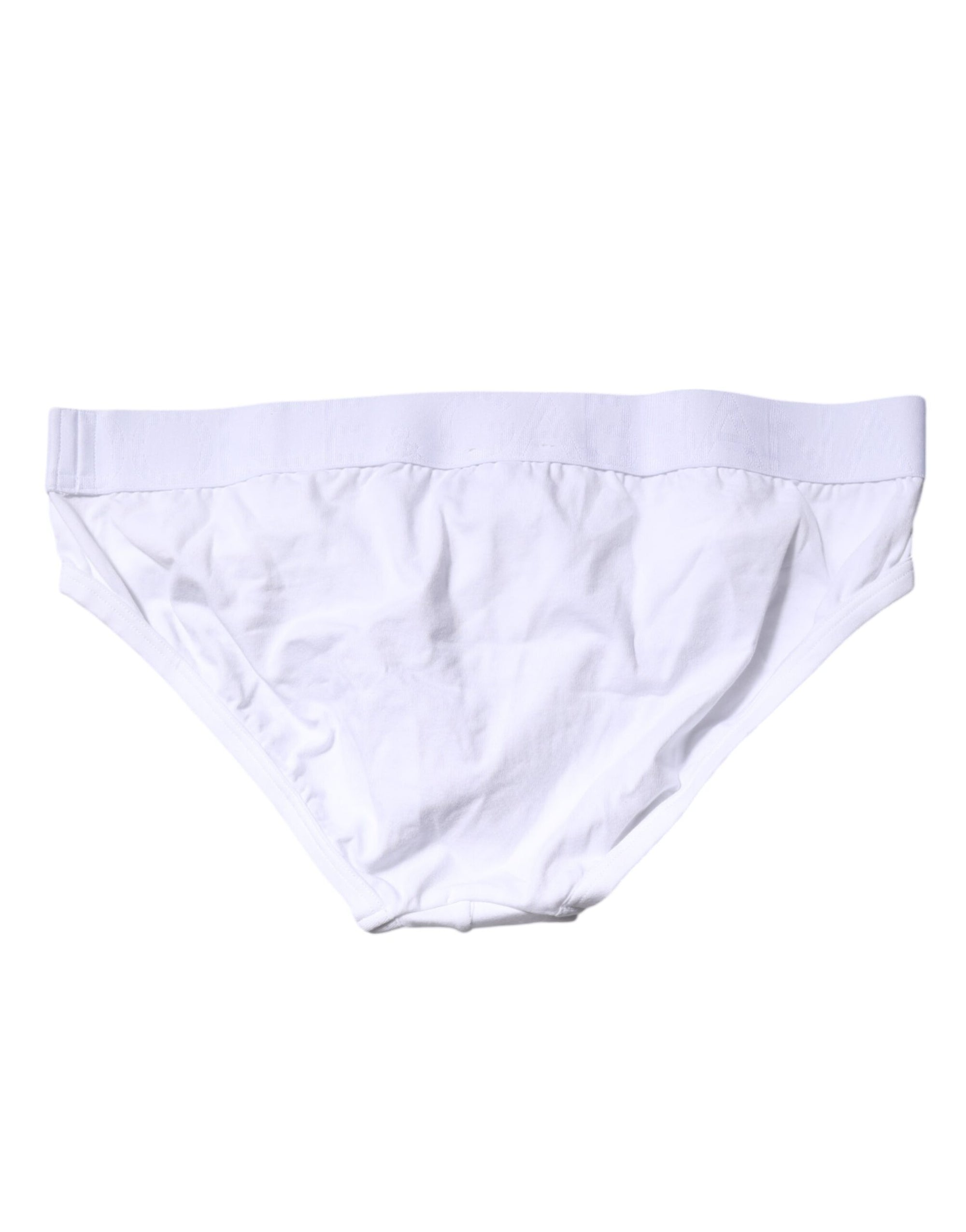 Sous-vêtement classique en coton stretch blanc Dolce &amp; Gabbana