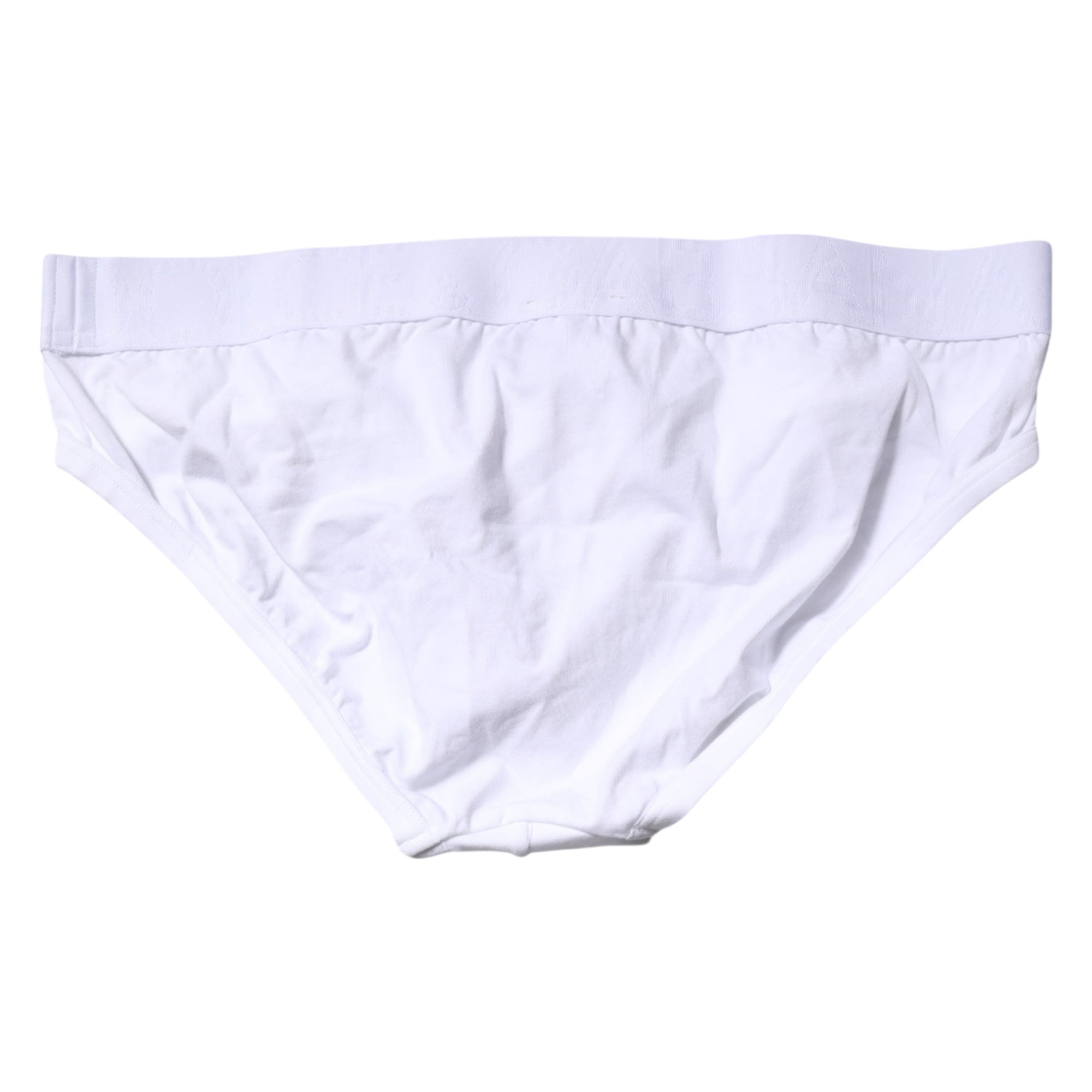 Sous-vêtement classique en coton stretch blanc Dolce &amp; Gabbana