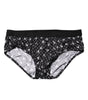 Sous-vêtement régulier en coton noir imprimé Dolce &amp; Gabbana