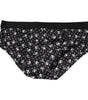 Sous-vêtement régulier en coton noir imprimé Dolce &amp; Gabbana