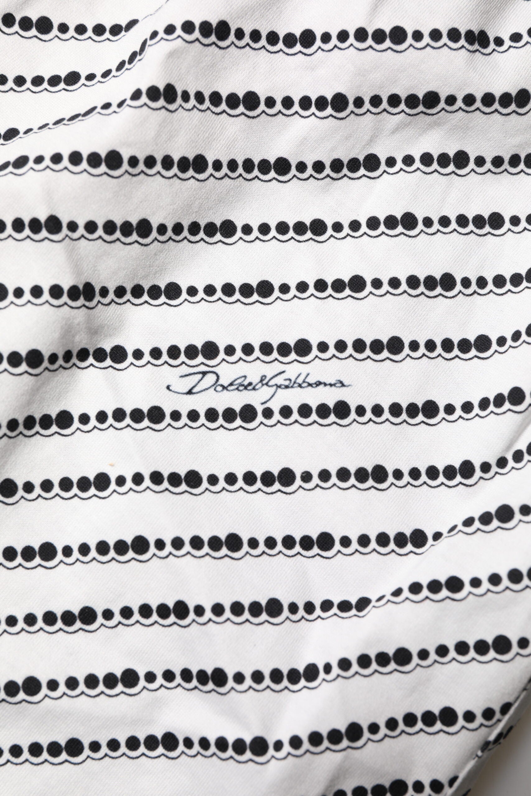 Boxer classique Dolce &amp; Gabbana à motifs blancs et noirs