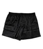 Boxer en soie noire Dolce & Gabbana pour homme