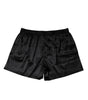 Boxer en soie noire Dolce & Gabbana pour homme