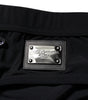 Dolce & Gabbana Black Logo Plaque Men Beachwear Brief Swimwear
