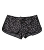 Maillot de bain short de plage imprimé étoiles noires Dolce &amp; Gabbana