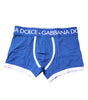 Boxer classique Dolce &amp; Gabbana à logo bleu