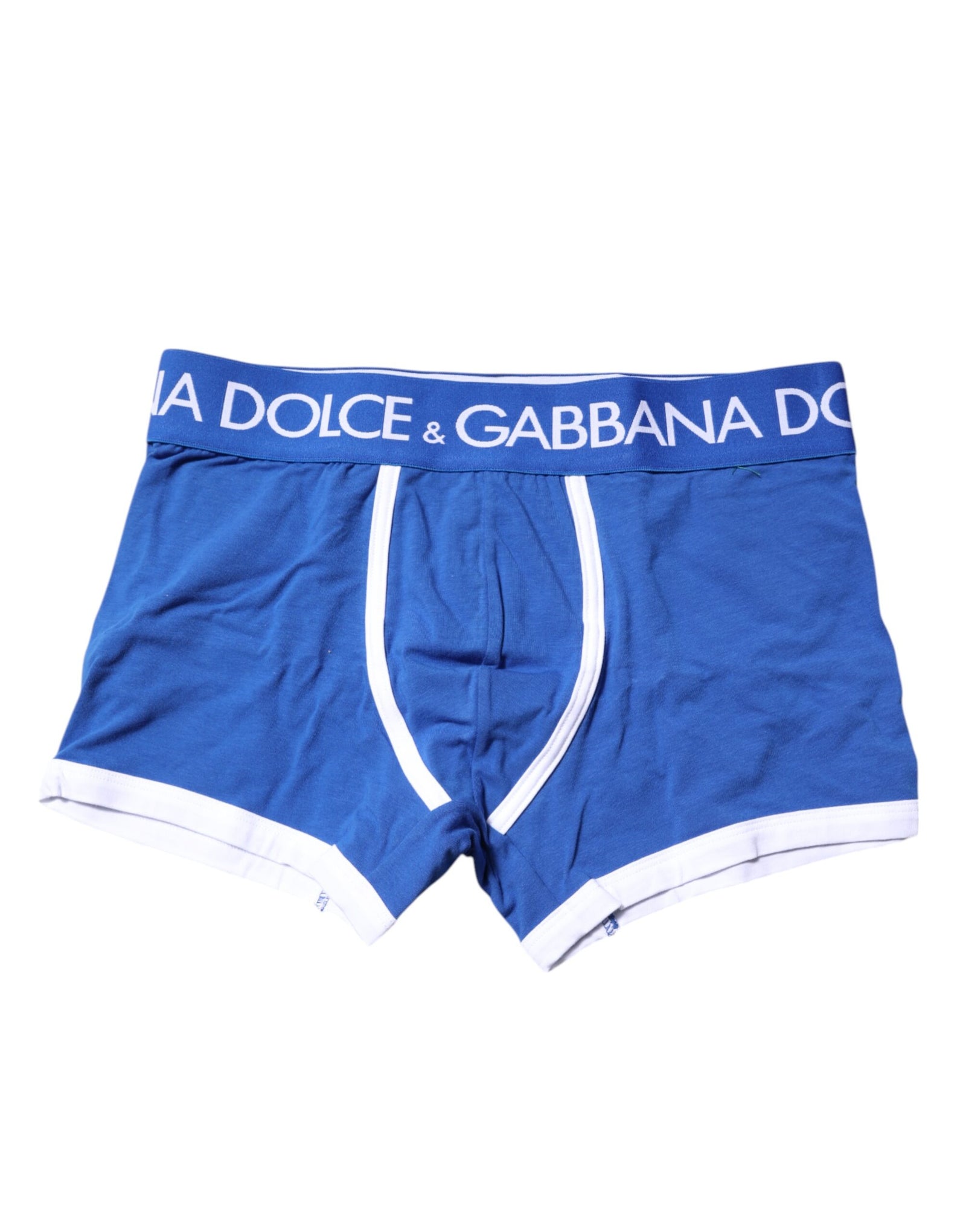 Boxer classique Dolce &amp; Gabbana à logo bleu