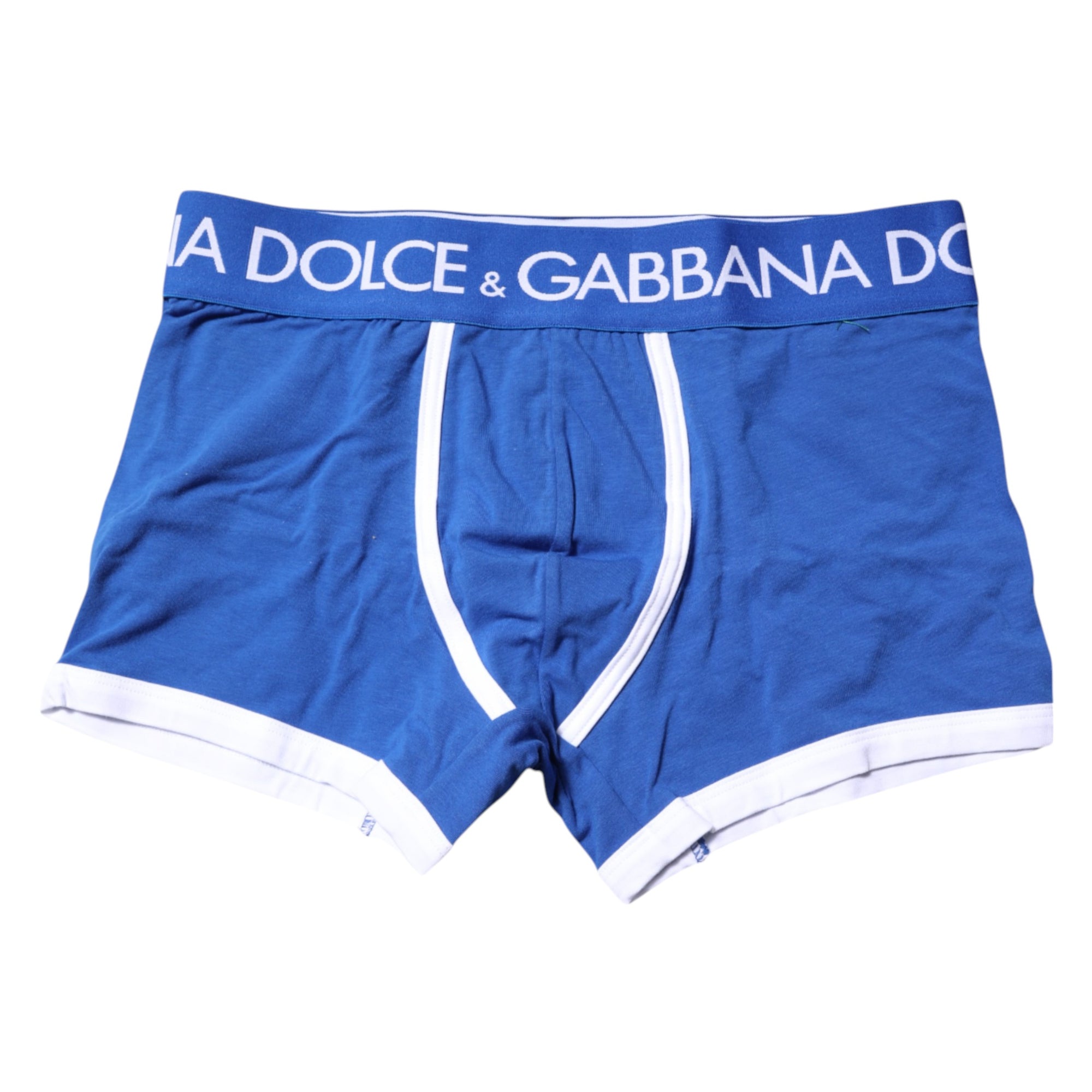 Boxer classique Dolce &amp; Gabbana à logo bleu