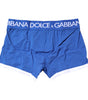 Boxer classique Dolce &amp; Gabbana à logo bleu