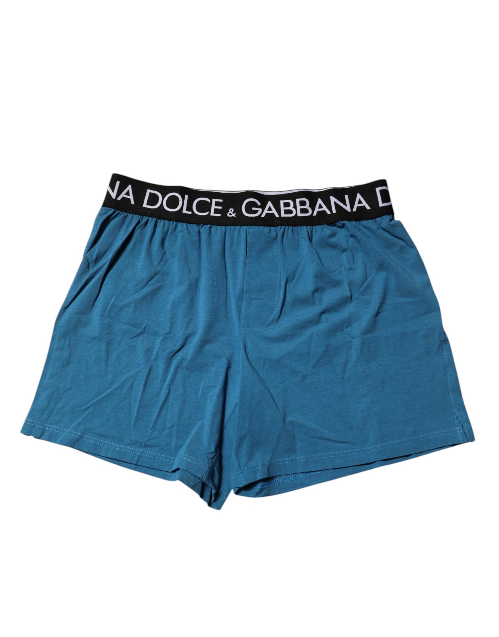 Boxer Dolce &amp; Gabbana bleu à logo taille standard