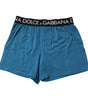 Boxer Dolce &amp; Gabbana bleu à logo taille standard