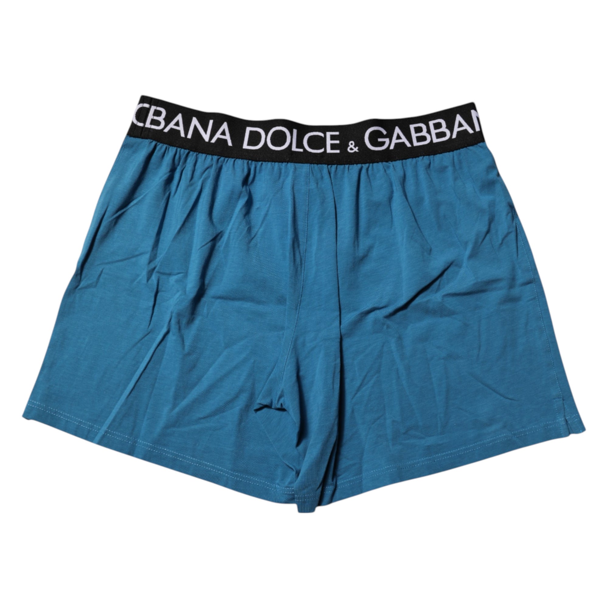 Boxer Dolce &amp; Gabbana bleu à logo taille standard