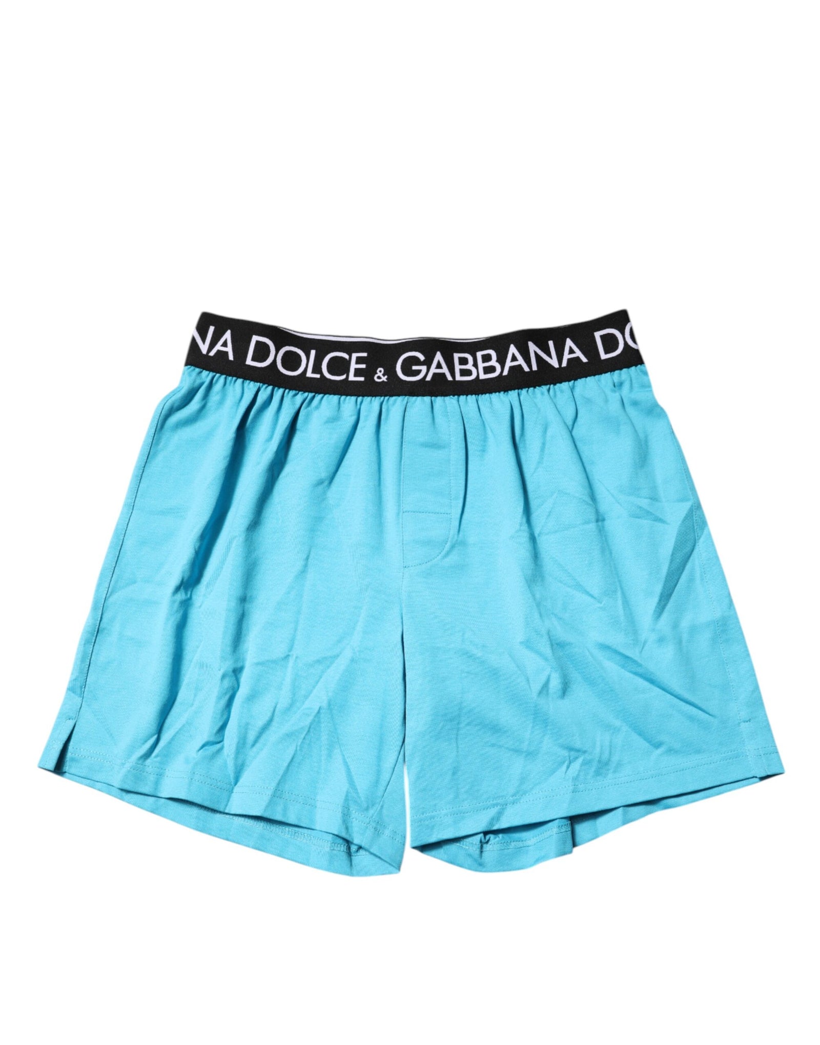 Boxer Dolce &amp; Gabbana bleu à logo taille standard