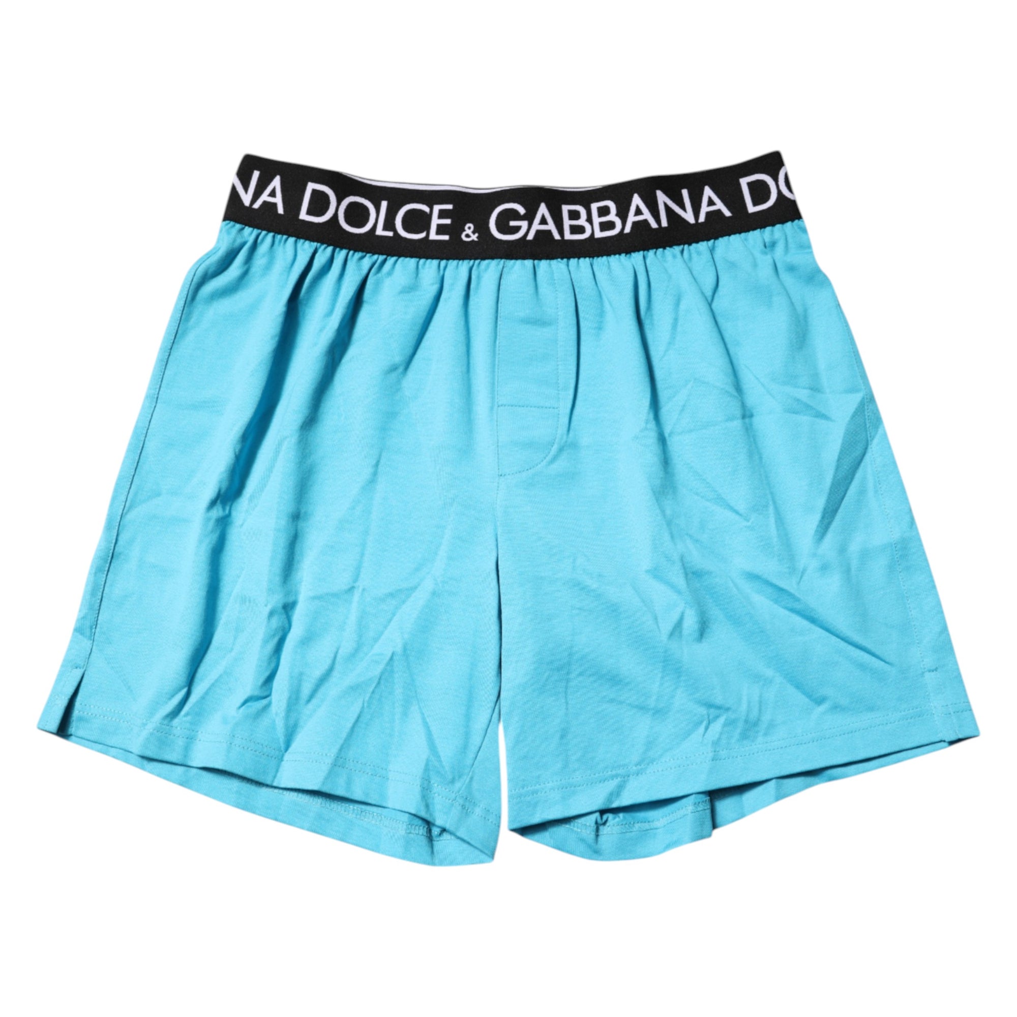 Boxer Dolce &amp; Gabbana bleu à logo taille standard